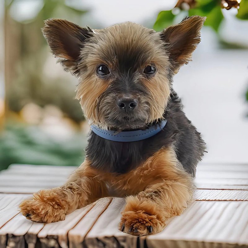 Dog collar navy blue hundehalsband navy outdoor elegant sustainable leather comfortable