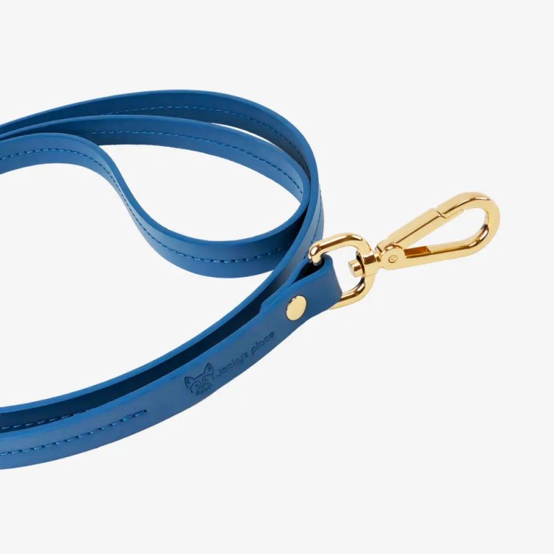 Elegance dog leash navy hundeleine navy blue comfortable stylish sustainable walking