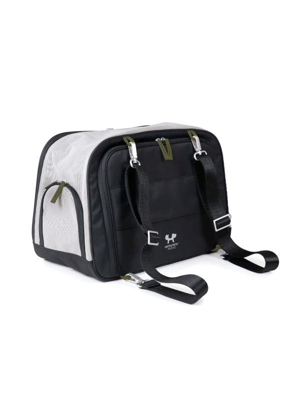 Flugzeugtaugliche Hundetasche grün flight approved dog carrier sustainable travel