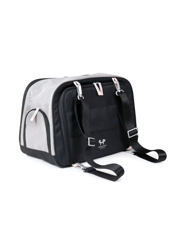 Nachhaltige Hundetragetasche rosa sustainable dog carrier pink airplane cabin