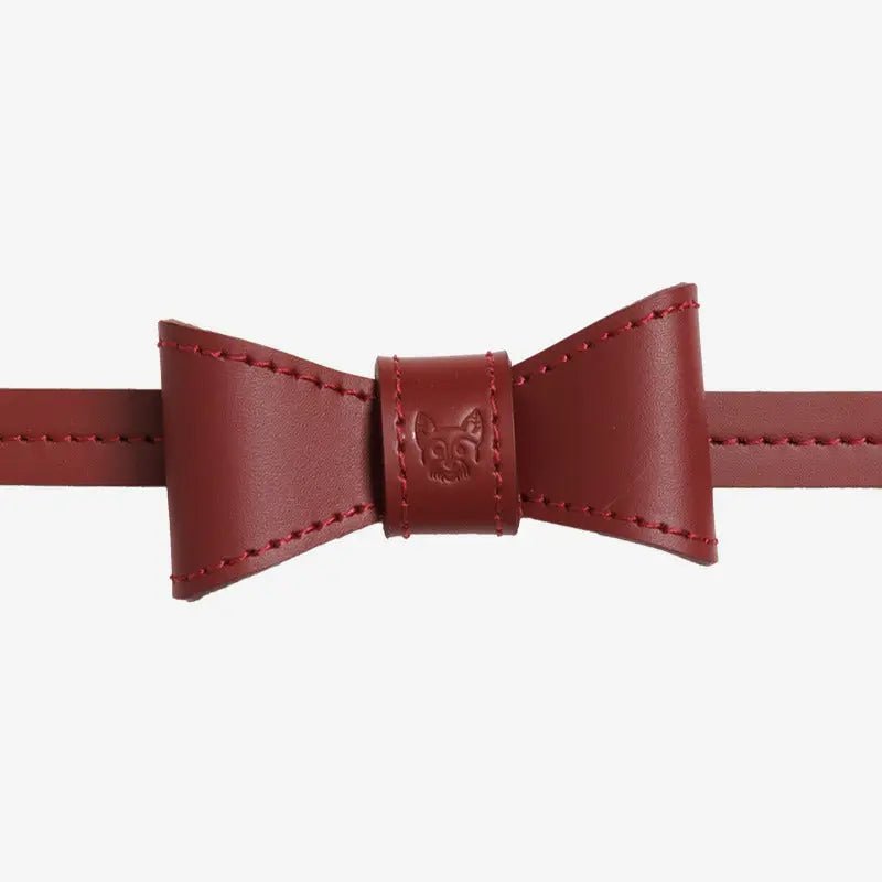 Bow tie for dog – Burgundy - Jacky's Place