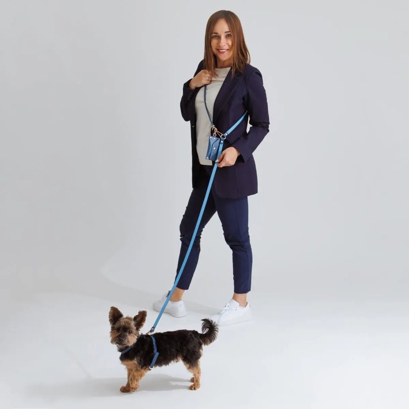 Handsfree Dog Leash Blue - Navy - Jacky's Place