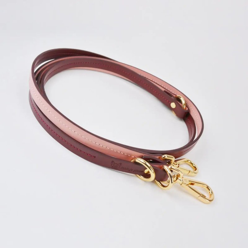 Handsfree Dog Leash Pink - Burgundy - Jacky's Place