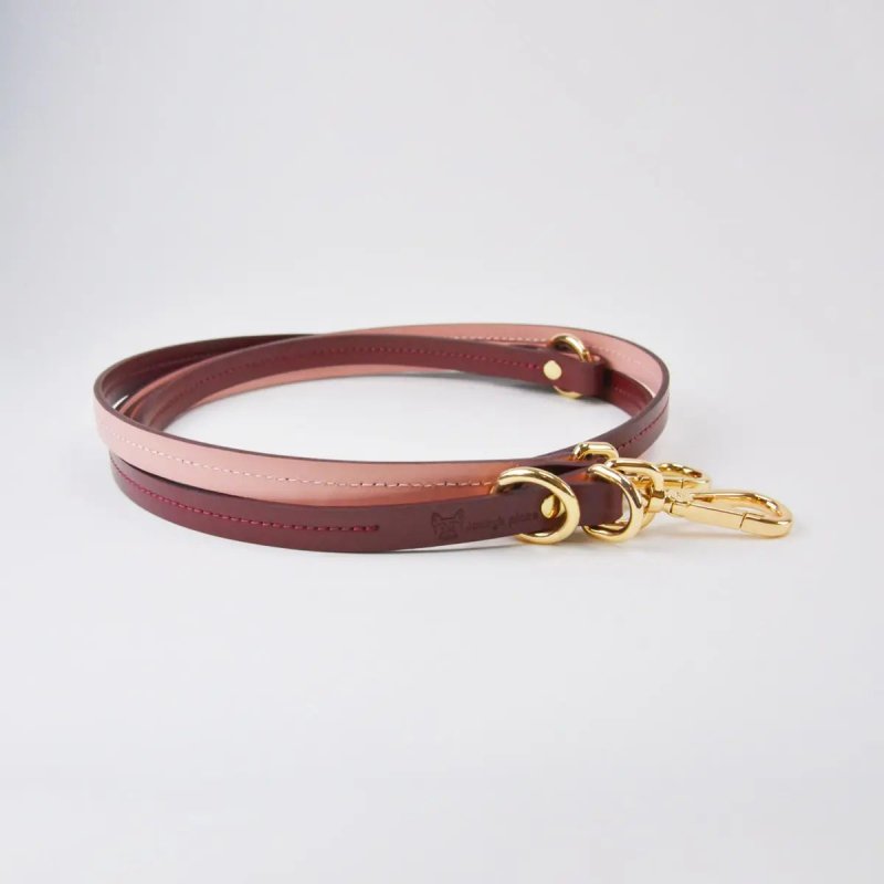 Handsfree Dog Leash Pink - Burgundy - Jacky's Place