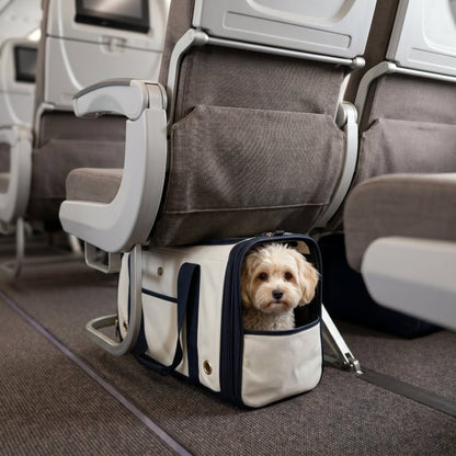 Hundetasche unter dem Flugzeugsitz – kabinenzugelassen bis 8 kg