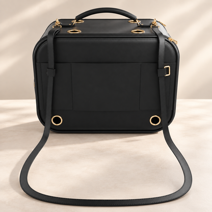 Bamboo Leather Pet Carrier