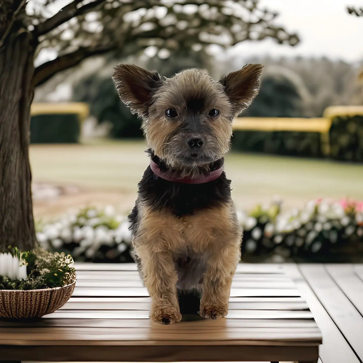 Elegance collar – Burgundy Jacky's Place