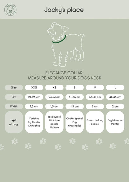 Elegance collar – Burgundy Jacky's Place