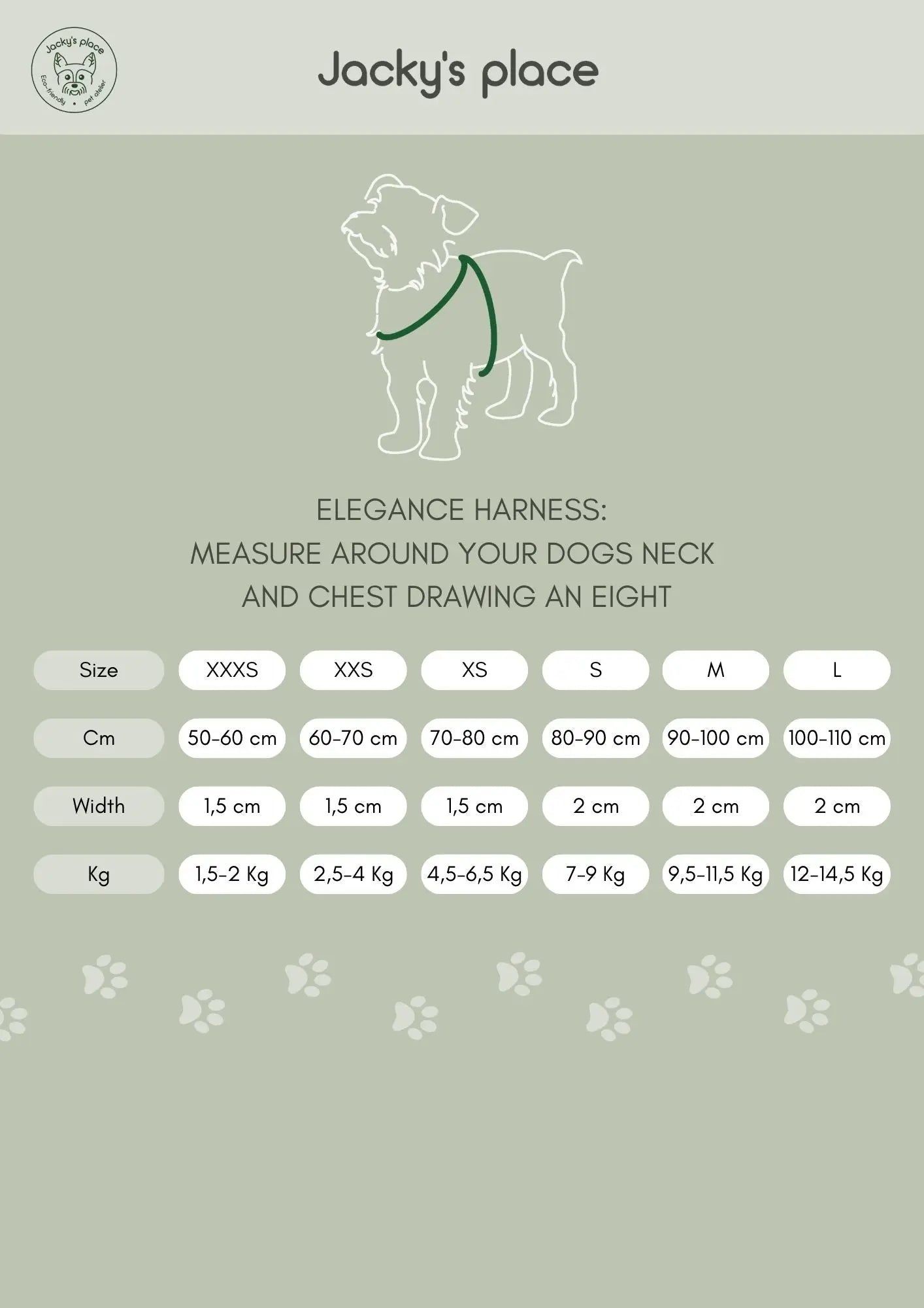 Elegance harness – Blue Jacky's Place