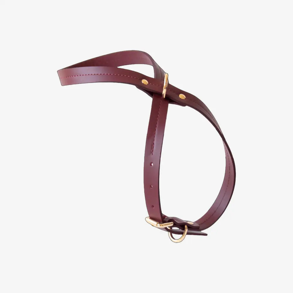 Elegance harness – Burgundy Jacky's Place