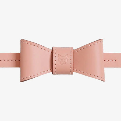 Hundehalsband pink buckle dog collar pink secure closure premium leather sustainable
