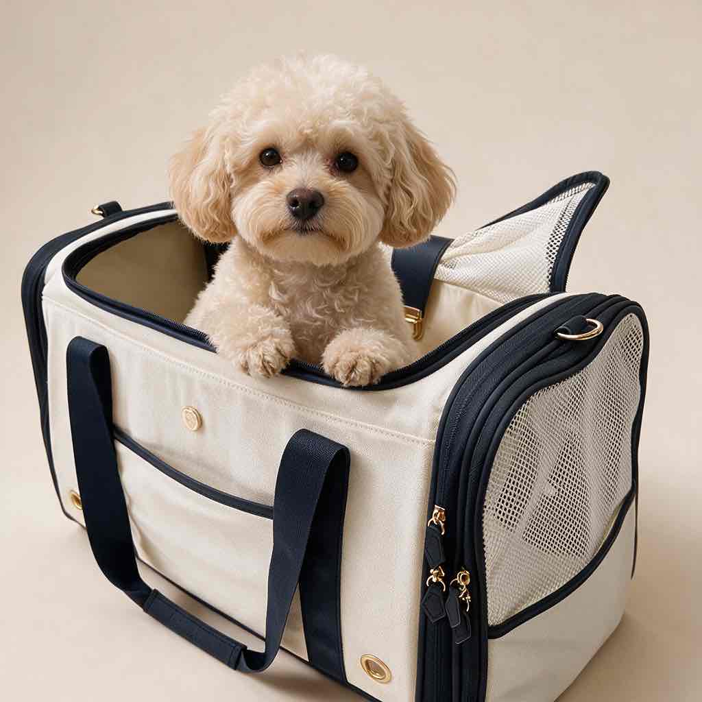 Tasche fuer Hund Flugzeug
