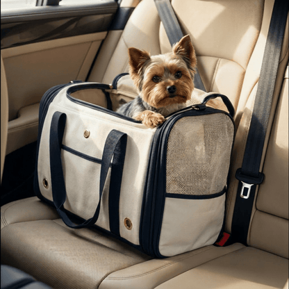 Kleine Hunderasse in Hundetasche – ideal für Welpen und kleine Hunde