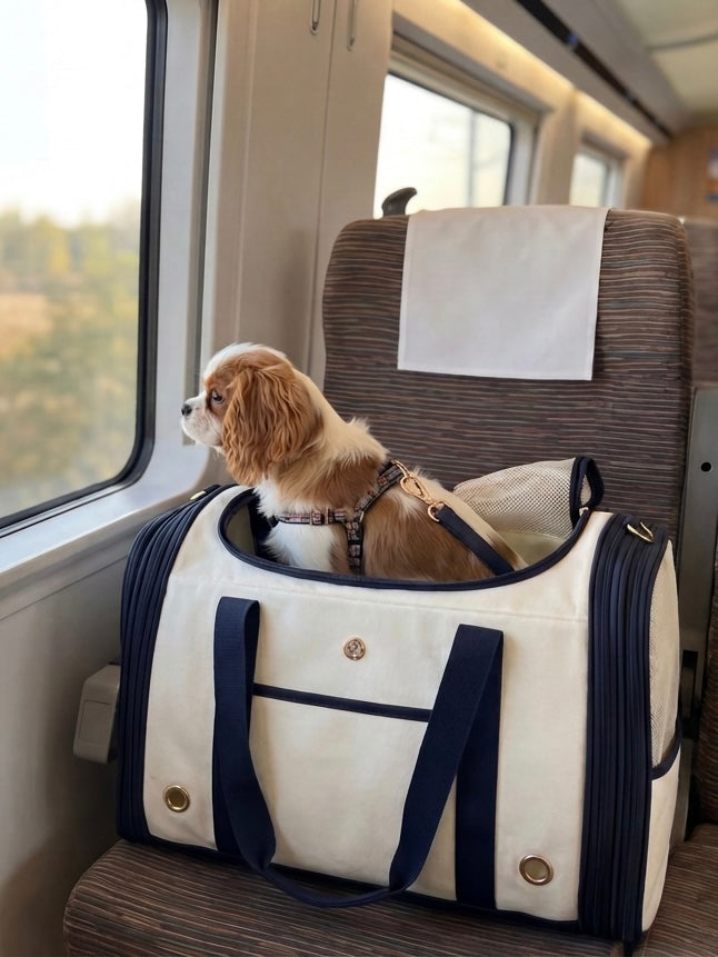 hundetasche fuer zugreisen