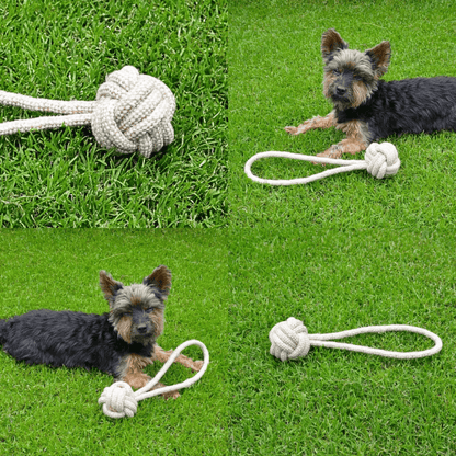 Ball with Loop Cotton & Jute - Jacky's Place