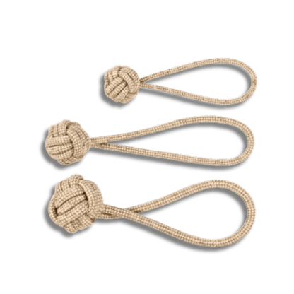 Ball with Loop Cotton & Jute - Jacky's Place