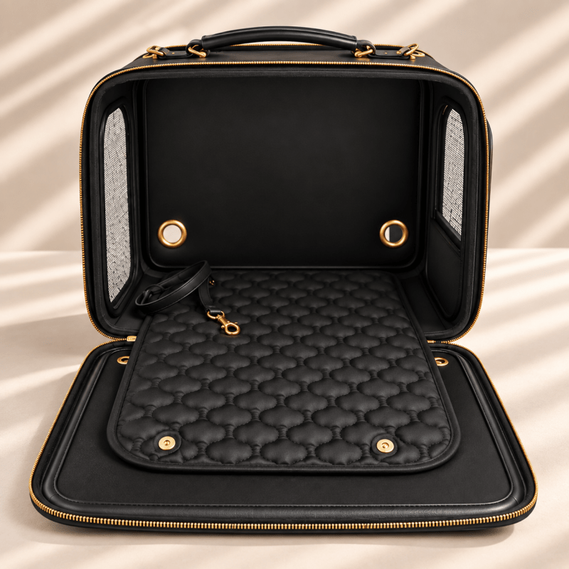 Bamboo Obsidian · Luxury Dog Carrier - Jacky's Place