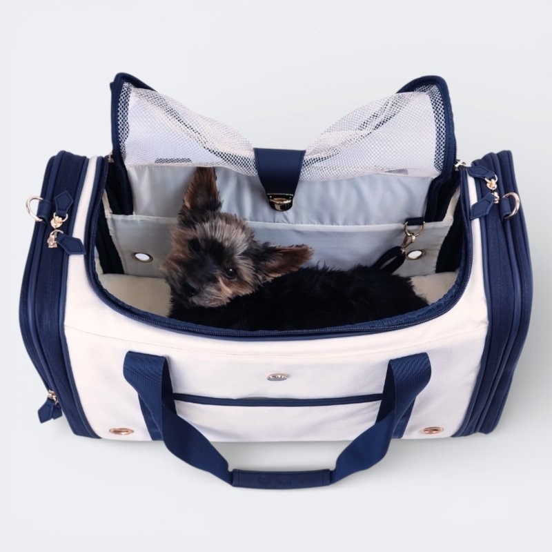 Canvas Dog Carrier Airline Approved | Eco - Friendly up to 8kg - Jacky's Place