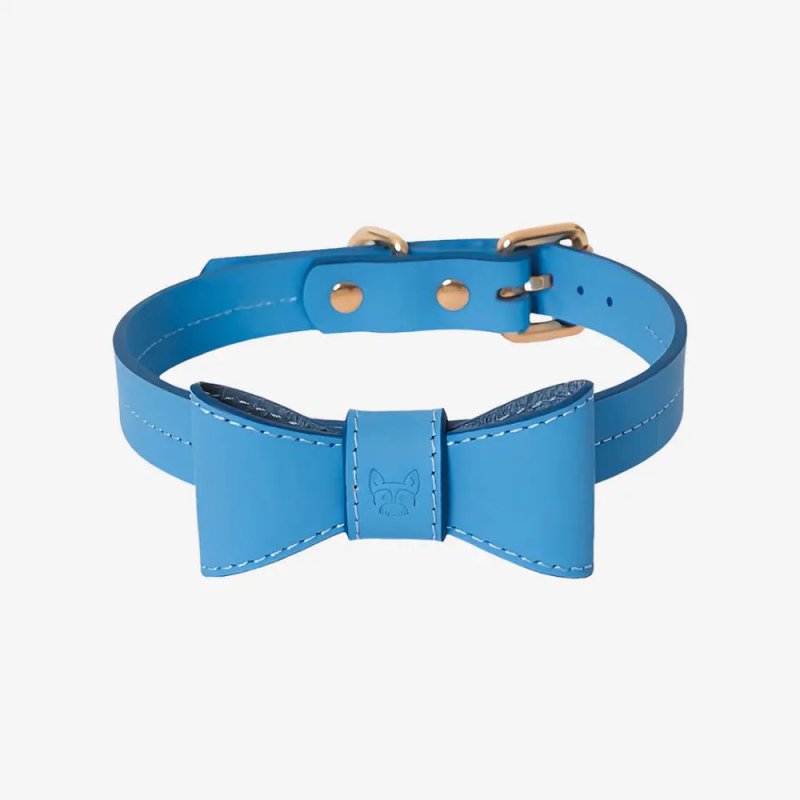 Elegance dog collar – Blue - Jacky's Place