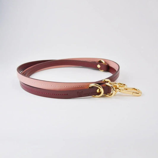 Handsfree Dog Leash Pink - Burgundy - Jacky's Place