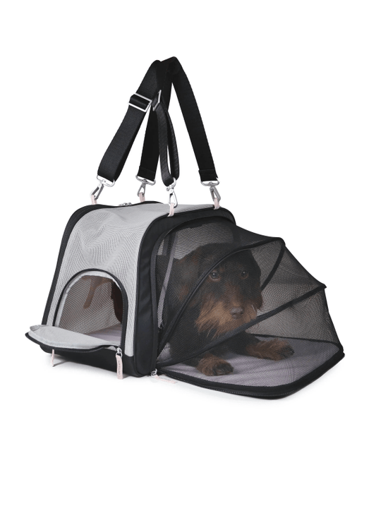 Mesh Pet Carrier Bag XTRA – Pink - Jacky's Place