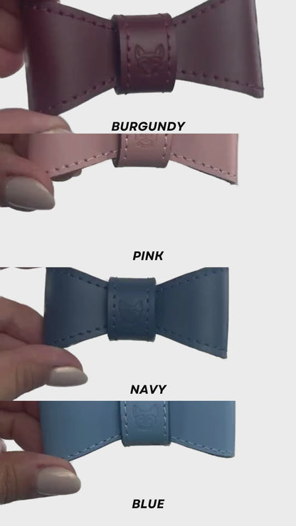 Bow tie for dog – Burgundy